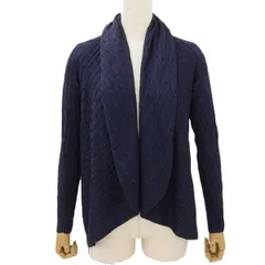  超美品 ラルフローレン RALPH LAUREN ニット カーディガン ネイビー sizeXS レディース 295103 中古