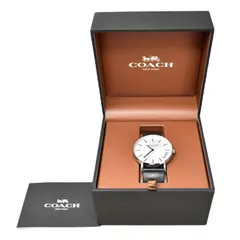 【最終値下げ】COACH クォーツ時計　ブラウンレザー コーチ｜Coach 時計 - 腕時計の通販ならワールドウォッチショップ