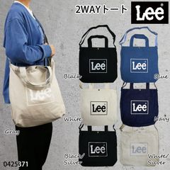 Lee ショルダーバッグ レディース メンズ トート バッグ ショルダー 2WAY ショルダー 高校生 大学生 ママ 主婦 通学 キャンバス リー ユニセックス 男女兼用 学生 通勤 旅行 お出かけ コットン ブランド カジュアル j35-4