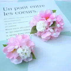 親子コサージュ　ころりん桜　ソメイヨシノ　重ね付け　合格願掛け卒業式　325