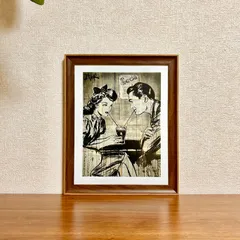 新品☆額縁付アートポスター☆Loui Jover（ルイ・ジョヴァー）☆アートデザイン☆オーストラリア画家☆SODA 2☆381