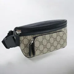 グッチ GGスプリーム レザー ウエストバッグ ボディバッグ　450946 GUCCI】グッチ ベルトバッグ 450946 ウエストバッグ GG
