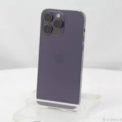 〔中古品〕 iPhone14 Pro Max 1TB ディープパープル MQ9N3J／A SIMフリー【349】