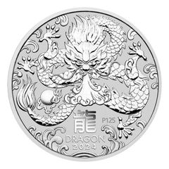 オーストラリア 辰年 龍年 銀貨 1/2オンス パースミント - メルカリ