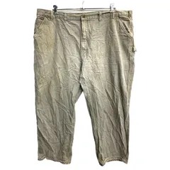 Carhartt ワークパンツ W50 カーハート ペインターパンツ ビッグサイズ ベージュ コットン メキシコ製 古着卸 アメリカ仕入 2402-221