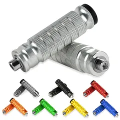 新品 PSLERR バイク用フットペグ CNCアルミ 左右セット ステップバー