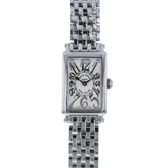 【中古】 FRANCK MULLER （フランクミュラー） ﾛﾝｸﾞｱｲﾗﾝﾄﾞ ﾌﾟﾃｨ ﾚﾘｰﾌ 時計 ｸｵｰﾂ/ﾚﾃﾞｨｰｽ ロングアイランド プティ Silver シルバー 802QZ used:Aのサムネイル
