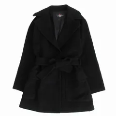 YOSHIE INABA ダブルフェイス　ダッフルコート 黒　38 J.PRESS YORK STREET ダッフルコート コート 「UNISEX」メルトン