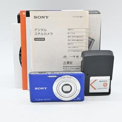 【美品】ソニー SONY デジタルカメラ Cybershot W530 1410万画素CCD 光学ｘ4 ブルー DSC-W530/L