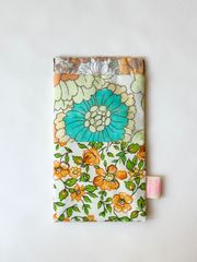 Vintage fabric glasses case　　　E