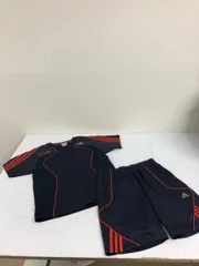 送料無料★adidas アディダス　CLIMACOOL★半袖Tシャツ　ハーフパンツ 上下セット　セットアップ★Mサイズ★ネイビー　#70328smm