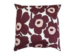 marimekko ピエニウニッコバーガンディ クッションカバー 50×50cm