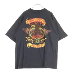 VINTAGE (ヴィンテージ) 90s AEROSMITH 1993 Tour Tee エアロスミス ツアー 両面プリント 半袖カットソー Tシャツ ブラック
