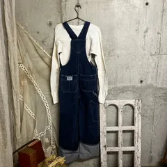 Euro vintage(ヨーロッパヴィンテージ) Lee corper 80's~インディゴデニム オーバーオール コットン100％ S~Mサイズ程度 インディゴ