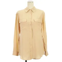 エキプモン EQUIPMENT FEMME シルク シャツ ブラウス 長袖 ピンク XSのサムネイル