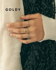 【SALE】GOLDY/ゴールディ/3PCS ニュアンス ライン セットリング/アクセサリー/5231002のサムネイル
