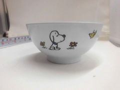 送料込み　(未使用品)　ノリタケ　メラミン　子供茶碗　ほのぼの　いぬ柄