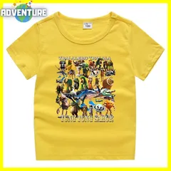 Tung Tung Tung Sahur トゥントゥントゥン サフール Itarian Brainrot イタリアンブレインロット半袖Tシャツ トップス 夏パジャマ 110 120 130 140 150 子供服キッズ服 tstc020 FR