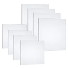 【迅速発送】キャンバスボードB2C3 8枚/セット キャンバス 油絵キャンバス 203x203mm 、203x254mm ボールドキャンバス アクリル 水彩 油絵 画材のサムネイル