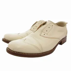 ジルサンダー JIL SANDER 革靴 スリッポン レザーシューズ ノーストラップ 36 白 ホワイト /FF IBO76のサムネイル