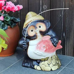 七福神フクロウ彫像オブジェ置物インテリア工芸品美術品A1295