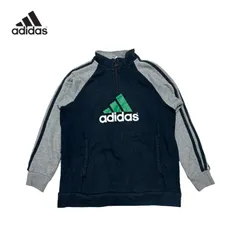 1323◯ adidas ハーフジップ　トレーナー　150
