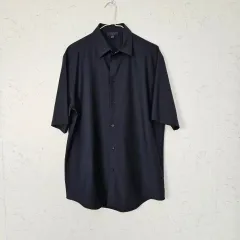 COS 半袖ユーティリティシャツ コットン 黒 サイズM OVERSIZED SHORT-SLEEVED SWEATSHIRT オーバーサイズ半袖
