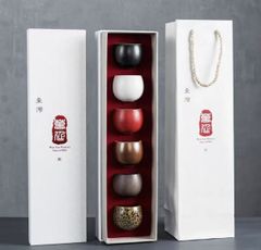 中国茶器　茶碗　茶杯　ティーカップ　湯呑み　6つセット