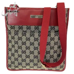 美品 GUCCI グッチ GG柄 GGキャンバス ショルダーバッグ レザー GUCCI 極 美品 グッチ GG ロゴ 総柄 キャンバス レザー 本革