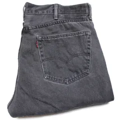 Levi'sリーバイス 505 ブラック デニムパンツ フェード W40 L30★SDP2358 ジーンズ ストレート オーバーサイズ ビッグサイズ