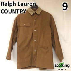 ラルフローレン　カバーオール　ライナー付き　襟コーデュロイ　カーキ　美品 POLO RALPH LAUREN ポロ・ラルフローレン 裏地ブランケット