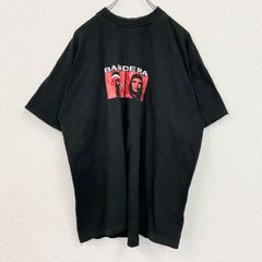 古着 used　B＆C　半袖人物プリントTシャツ　BANDERA　ゲバラ　クルーネック　レトロデザイン　革命家　黒　ブラック　