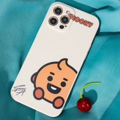 ❤️残り僅か 防弾少年団 SHOOKY iPhoneケース各種　可愛い 韓国 iPhoneケース  BT21 グッズ おしゃれ スマホケース ビーティー21 レンズ保護 耐衝撃 アイフォン ケース かわいい 携帯カバー キャラクター おもしろ シリコン