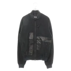 Y-3 (ワイスリー) Shadow MA-1 Bomber テープデザイン シャドウ ジップアップ ミリタリージャケット ブラック S89445のサムネイル