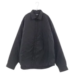BALENCIAGA (バレンシアガ) 22SS Logo Quilting Coach Jacket ロゴ総柄 キルティング コーチジャケット ブラックのサムネイル