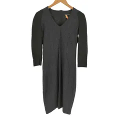 ユーズドフルギ USED古着 {{LUISA CERANO}} 袖切替ウールワンピース レディース  US6