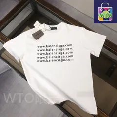 【本日限定WTO】BALENCIAGA クルーネックTシャツ - 高品質コットンで快適な着心地[本日WTO|新品未使用品]-WTO輸入1-PSG19