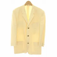 ジャンニヴェルサーチ ヴェルサーチェ GIANNI VERSACE テーラードジャケット シングル アウター アイボリー /YTのサムネイル