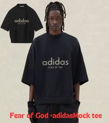 FEAR OF GOD x adidas FEAR OF GOD Athletics Heavy Jersey 3/4 Mock Tee "Black"