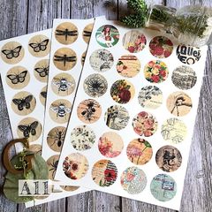 【A11 コラージュ素材】紙モノ　メモ　ジャーナル　おすそ分け　手帳　オリジナル