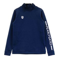 PEARLY GATES モックネックシャツ ネイビー サイズ4 - メルカリ