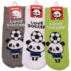 CSS0502 サッカーパンダ ソックス 靴下 3種 23cm-25cm
