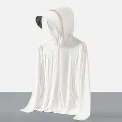 パーカー UVカット 冷感 -7℃ レディース コーディング つば ラッシュガード メッシュ 素材 長袖 ジップアップ 取り外し UV アウター UPF50+ 指穴 日焼け防止服 大きいサイズ duoxi01