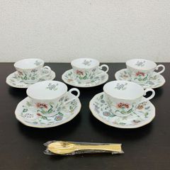 FINE CHINA BY KEITO カップ＆ソーサー ５客セット