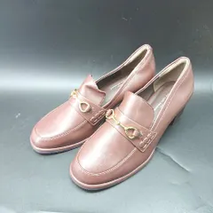 ◇ Θ UNITED ARROWS ユナイテッドアローズ ローファーパンプス サイズ24.0 ブラウン レディース E  【1409100050738】のサムネイル
