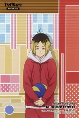 【中古】キャラカード 孤爪研磨 写真風カード 「ハイキュー!! フェア ～それぞれの朝～ in アニメイト」 グッズ購入特典