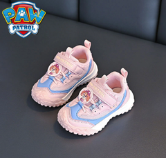 スカイ　パウパトロール (Paw Patrol) キッズ スニーカー シューズ 滑り止め 歩きやすい 軽量 旅行 運動靴 通学 通園 運動会 スポーツ 女の子 子供 送料無料 通気性 マーシャル スイカ チェイス 春 夏 スイカ ピンク