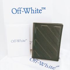 【新品未使用】Off‐White◆三つ折り財布 オフホワイト 3Dストライプウォレット 小銭入れ付き