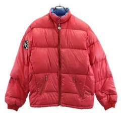 モンクレール 80s アシックス  ダウンジャケット L グレー系 MONCLER ロゴワッペン メンズ   【221218】