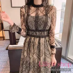 春夏 韓国風 結婚式 ドレス レディース ロングワンピース レース 二次会 春夏